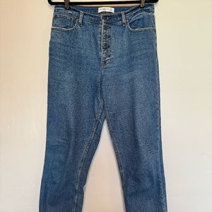 Abercrombie High Rise Mom Jean